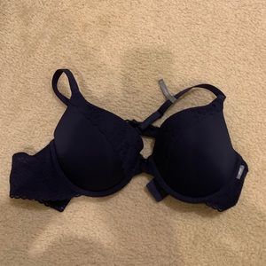 navy blue cross cross bra ✨